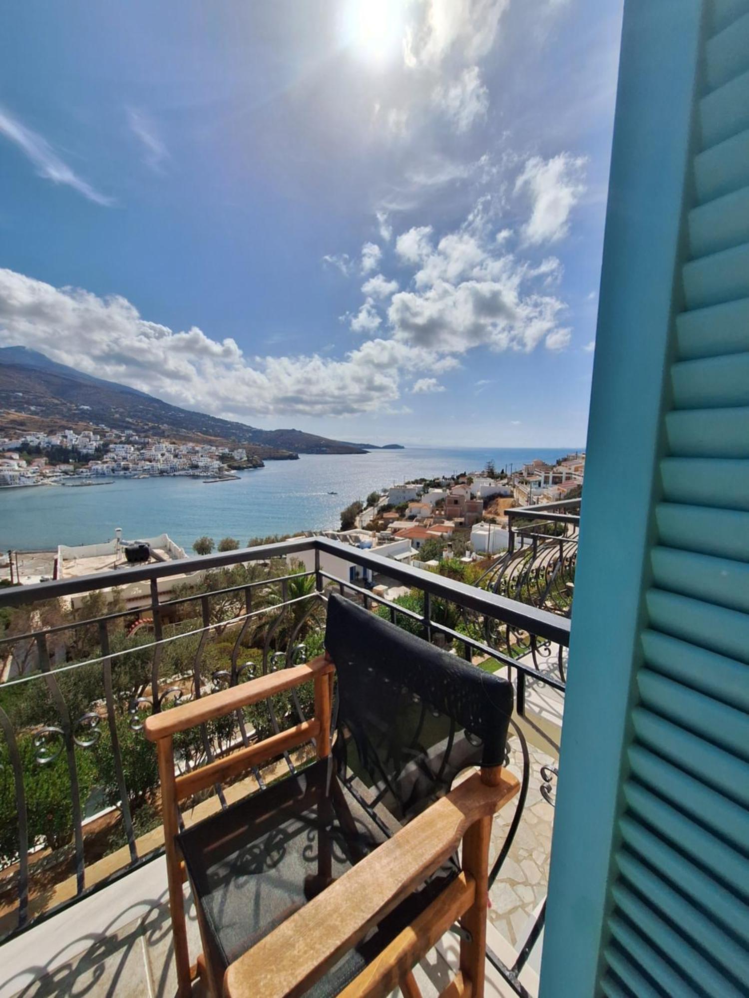 Hotel Blue Dolphin Batsi Exterior foto